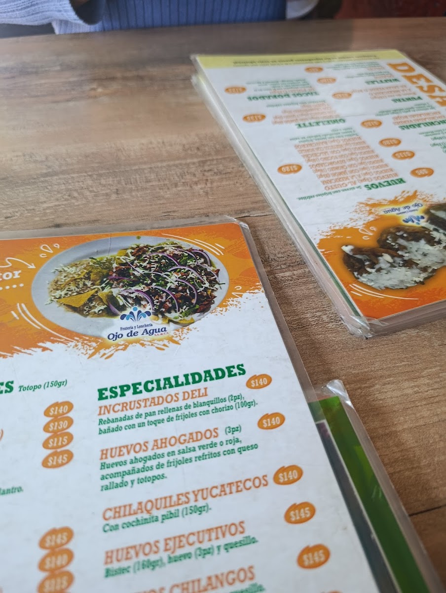 Ojo de Agua Menu - Image 4